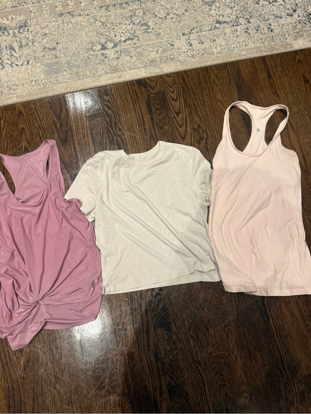 3 lululemon athletica Tops-2 tanks and 1 short sleeve